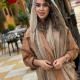 شال حریر میله ای