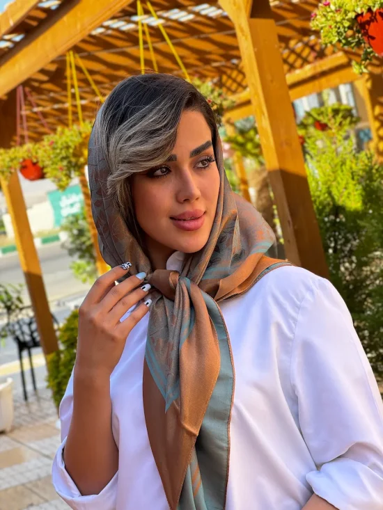 روسری خانم گل روسری خانم گل