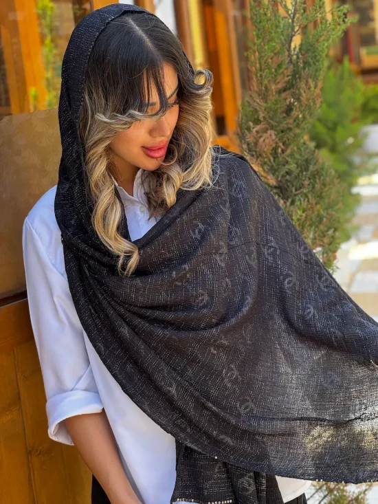 شال برشکا مشکی