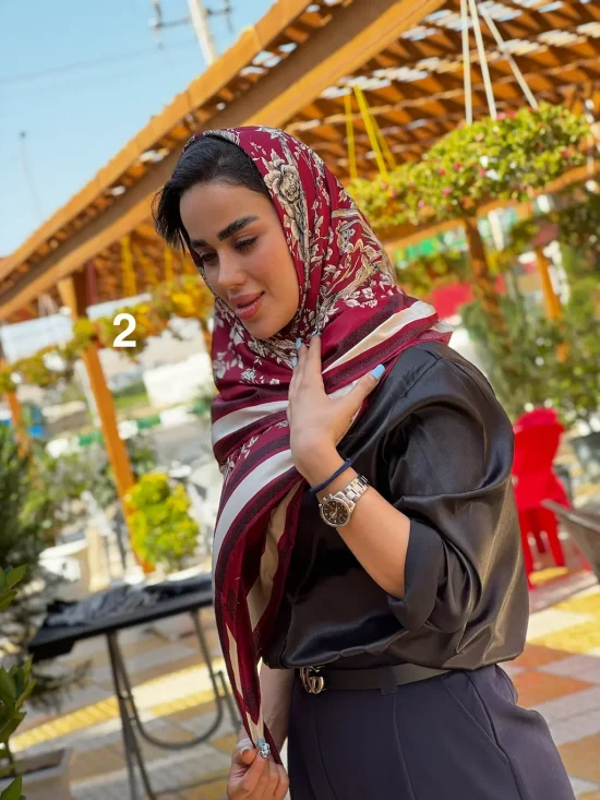 روسری بنفشه روسری بنفشه