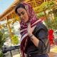 روسری بنفشه