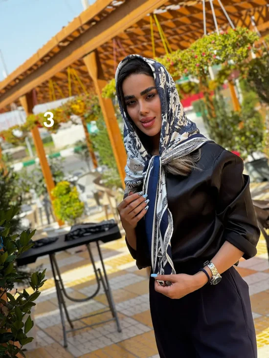 روسری بنفشه روسری بنفشه