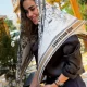 روسری بنفشه