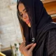 شال مشکی برشکا