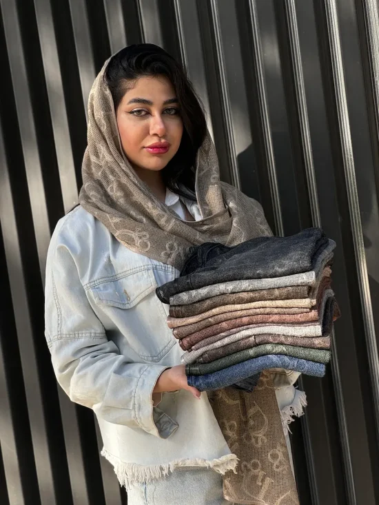 شال حصیری پاییزی