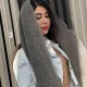 شال پاییزی پترن پلنگی