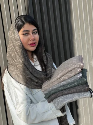 شال حصیری پاییزی برند سی کی