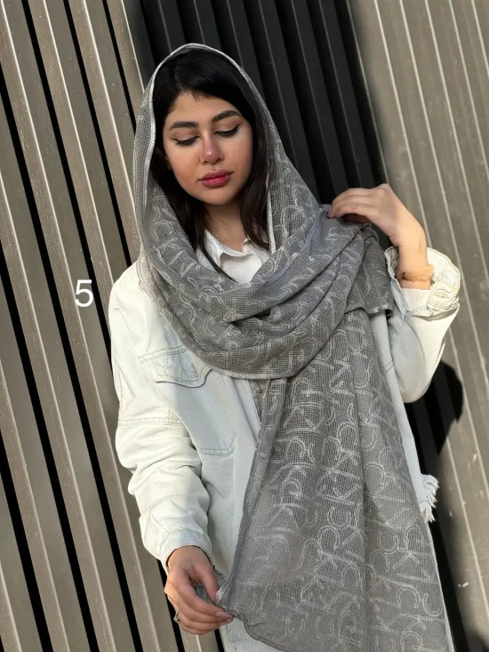 شال حصیری پاییزی برند سی کی