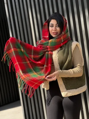بیگ اسکارف پشمی
