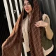 شال پاییزی حوله ای خز دار