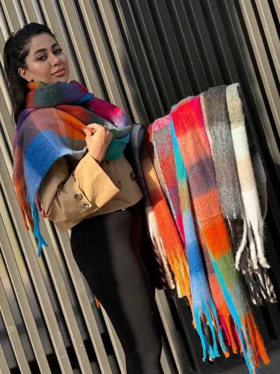 بیگ اسکارف رنگی