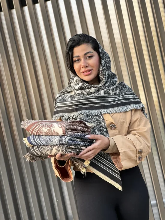 روسری کشمیر سه گوش