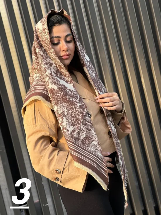 روسری کشمیر سه گوش