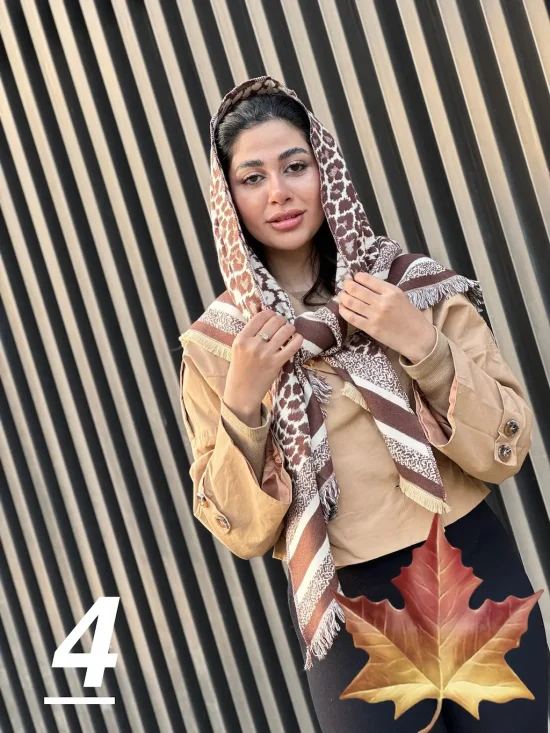 روسری کشمیر سه گوش