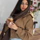 شال برشکا قهوه ای
