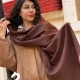 شال موهر قهوه ای مارک
