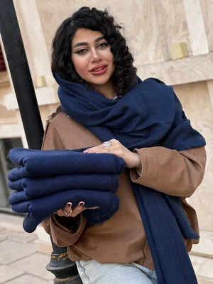 شال موهر سورمه ای مارک
