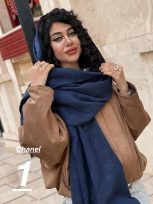 شال موهر سورمه ای مارک
