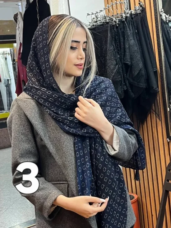 شال پلیسه برشکا شاین