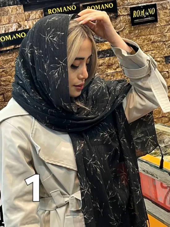 شال پلیسه برشکا شاین