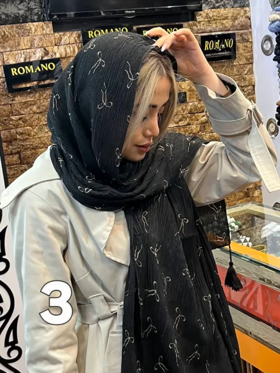 شال پلیسه برشکا شاین