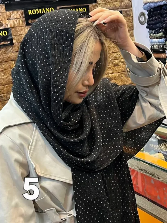 شال پلیسه برشکا شاین