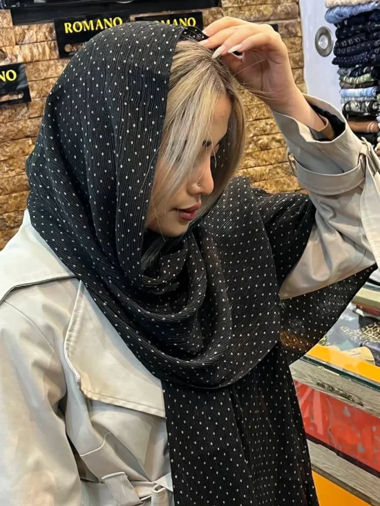 شال پلیسه برشکا شاین