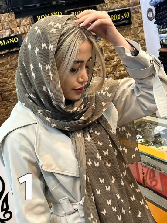 شال پلیسه برشکا شاین
