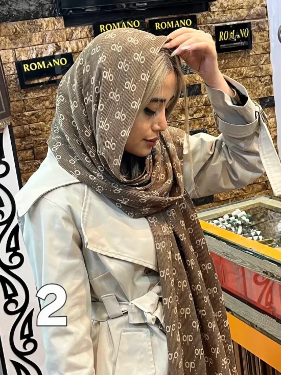 شال پلیسه برشکا شاین