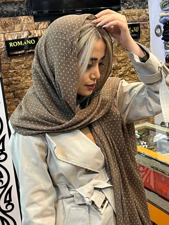 شال پلیسه برشکا شاین