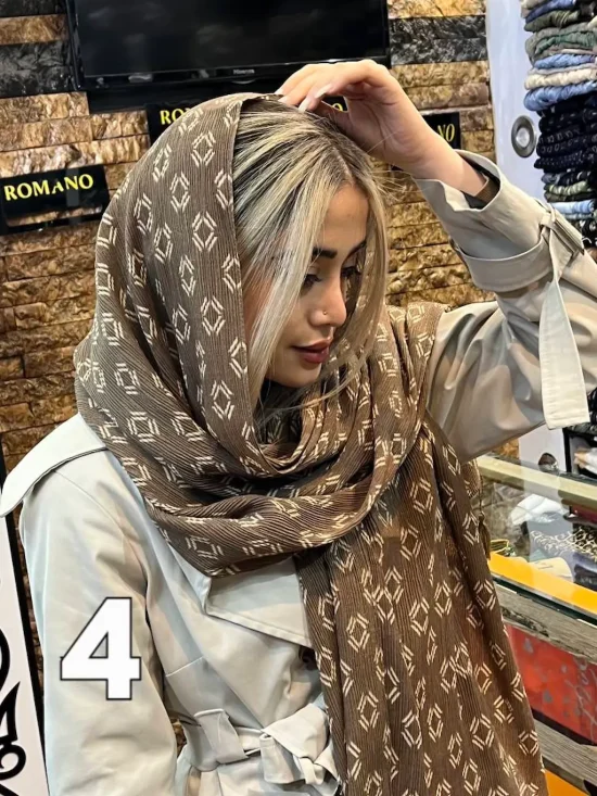 شال پلیسه برشکا شاین