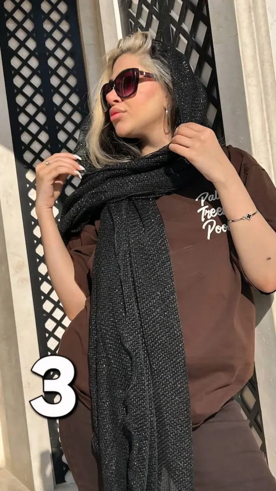 شال حریر زنبوری