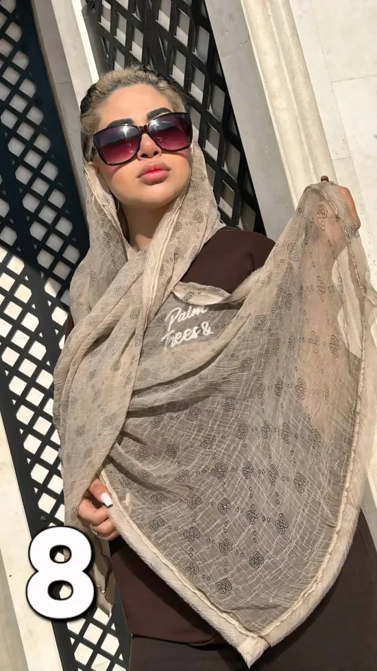 شال حریر پرنیا