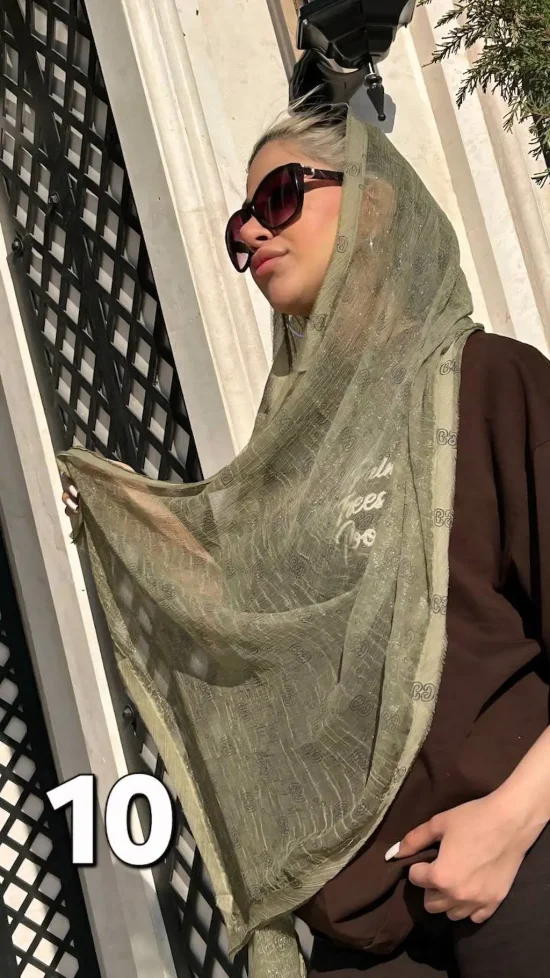 شال حریر پرنیا