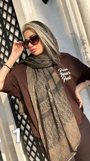شال حریر ایتالیایی