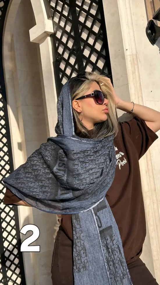 شال حریر ایتالیایی