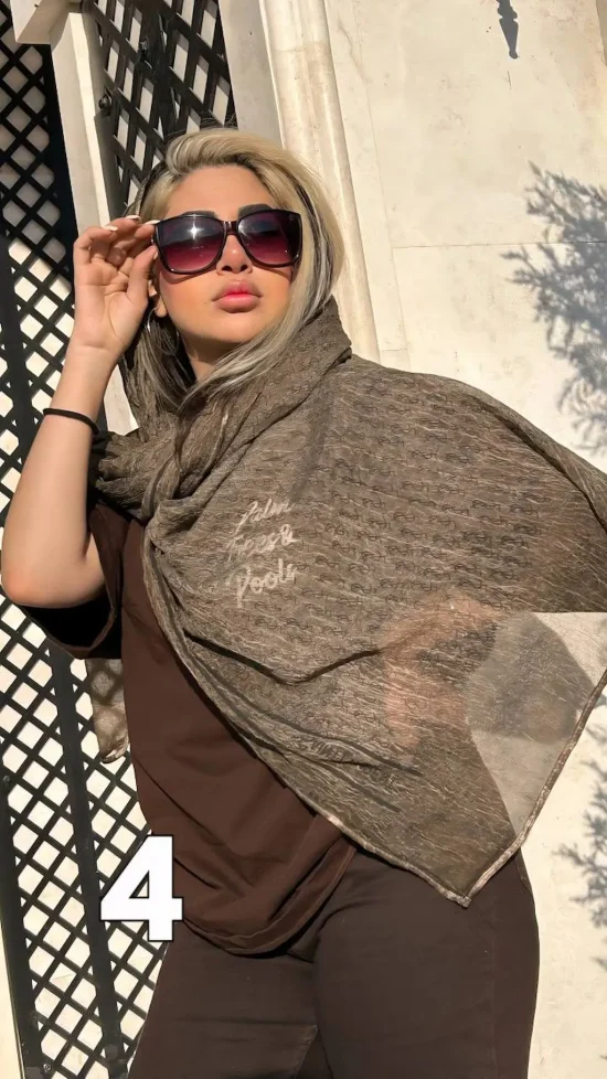 شال حریر ایتالیایی