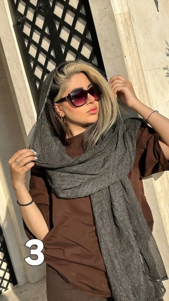 شال حریر ایتالیایی