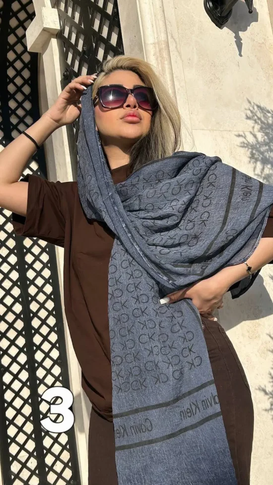 شال حریر ایتالیایی