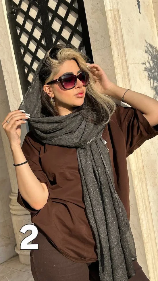 شال حریر ایتالیایی