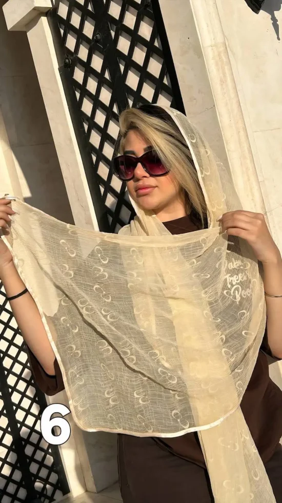شال حریر شکیلا
