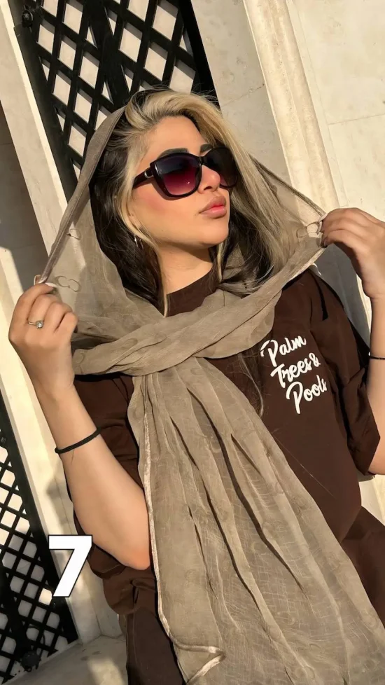 شال حریر شکیلا