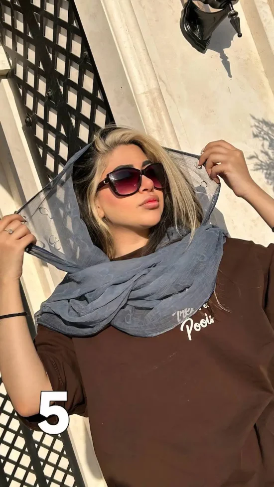 شال حریر شکیلا