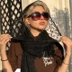 شال توری مشکی