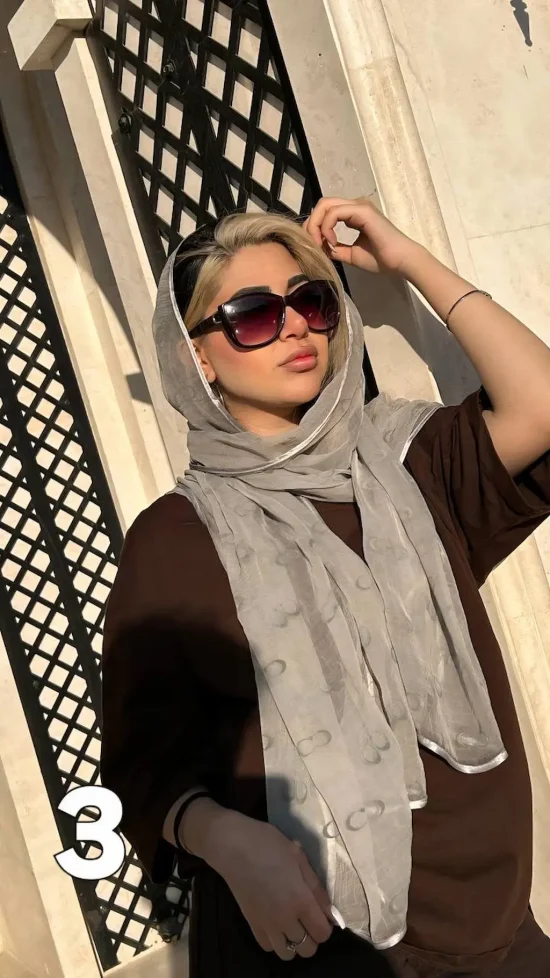 شال حریر شکیلا