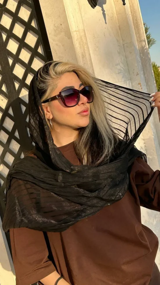 شال حریر مزونی