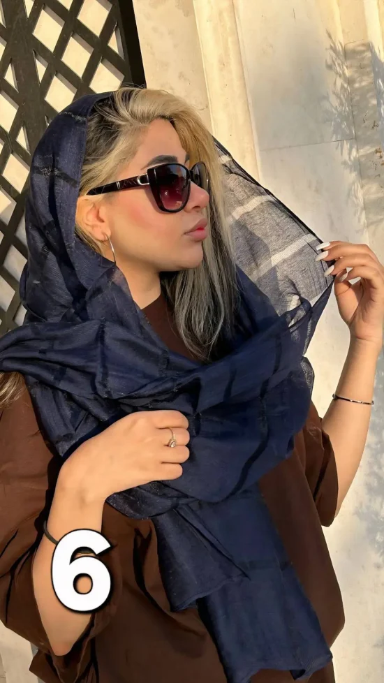 شال حریر مزونی