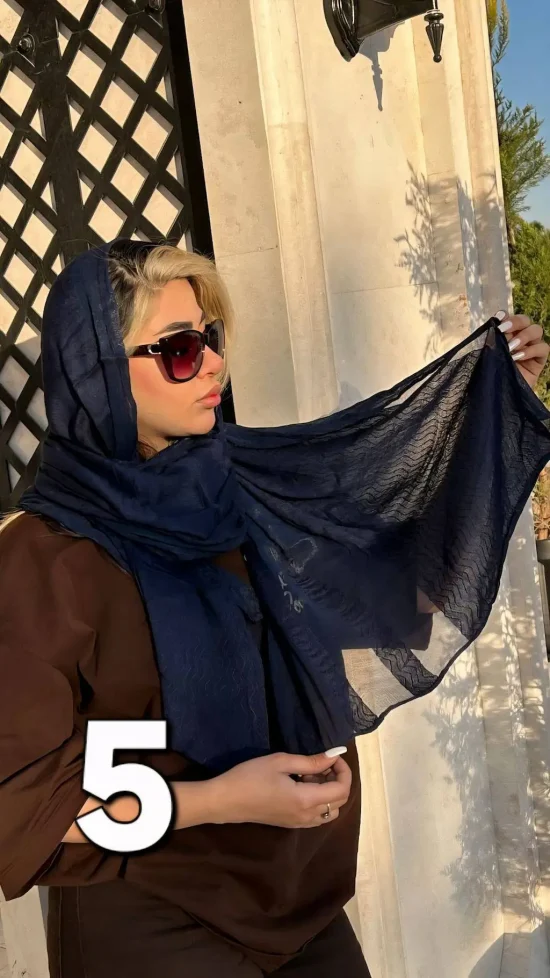 شال حریر مزونی