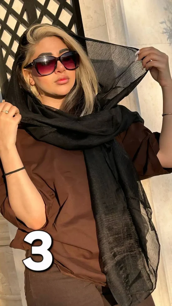 شال حریر مزونی