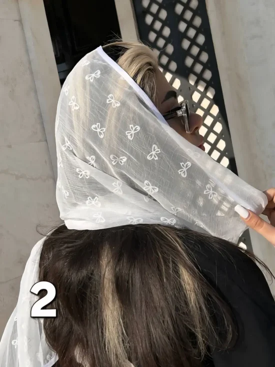شال حریر ماهنوس